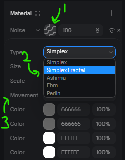 Change Noise Type